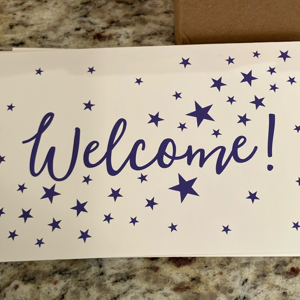 Assorted Welcome Cards and Envelopes Set of 36 Business Stationary Minimalist - Picture 6 of 8